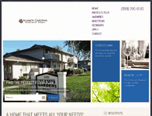 Tablet Screenshot of alamosgardens.com